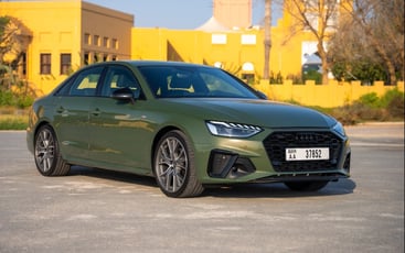 Hiring Audi A4 (Green), 2024 in Dubai