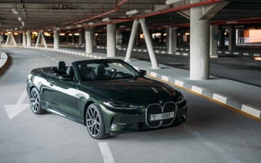 Hiring BMW 430i cabrio (Green), 2022 in Dubai