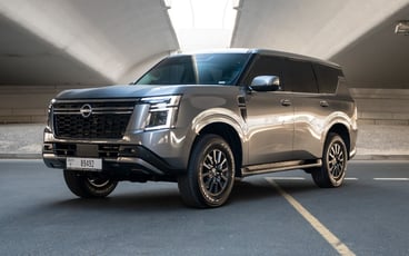 Miete Nissan Patrol Platinum V6 (Grau), 2026 in Abu Dhabi