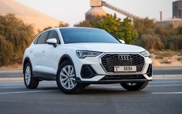 Miete Audi Q3 Sportback (Wei&szlig;), 2025 in Abu Dhabi