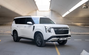 Miete Nissan Patrol SE (Wei&szlig;), 2025 in Abu Dhabi