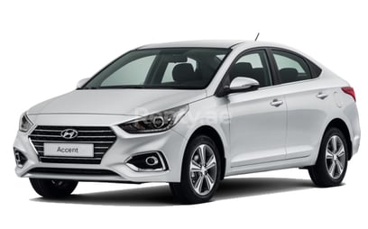 Hyundai Accent (Gris), 2019 para alquiler en Sharjah