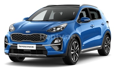 KIA Sportage (Blue), 2018 for rent in Sharjah