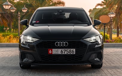 Audi A3 (Черный), 2021 для аренды в Абу-Даби