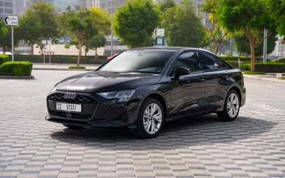 Audi A3 (Черный), 2025 для аренды в Шарджа