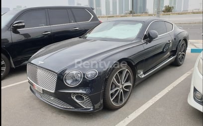 Bentley Continental GT (Negro), 2019 para alquiler en Abu-Dhabi
