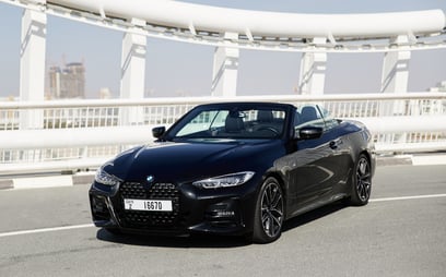BMW 430i cabrio (Noir), 2023 - offres de bail à Dubai