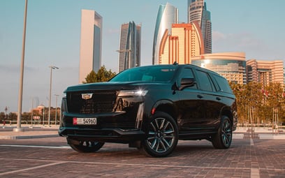 Cadillac Escalade (Black), 2022 for rent in Abu-Dhabi