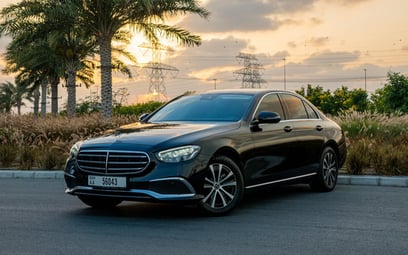 Mercedes E200 (Black), 2022 for rent in Abu-Dhabi