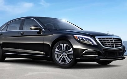 Mercedes S Class (Black), 2017 for rent in Sharjah