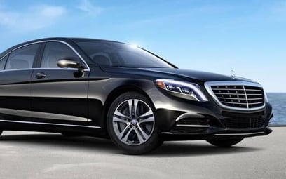 Mercedes S Class (Black), 2018 for rent in Sharjah