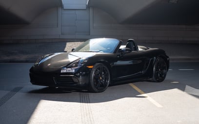Porsche Boxster (Black), 2021 for rent in Abu-Dhabi
