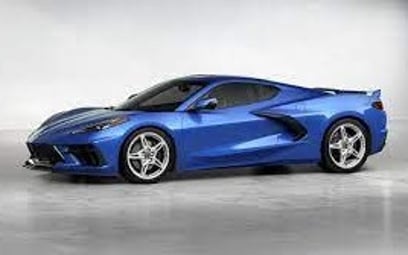 Chevrolet Corvette Stingray (Blue), 2022 for rent in Dubai