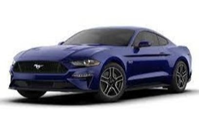 Ford Mustang (Azul), 2018 para alquiler en Dubai