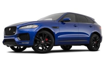 إيجار Jaguar F-Pace (أزرق), 2019 في الشارقة