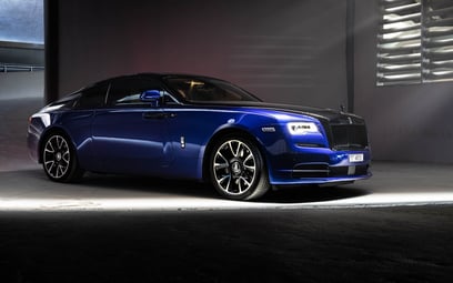 Rolls Royce Wraith (Bleue), 2020 à louer à Dubai