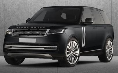 Range Rover Vogue (Gris Foncé), 2023 à louer à Abu Dhabi