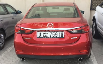 Mazda 6 (Dark Red), 2019 for rent in Dubai