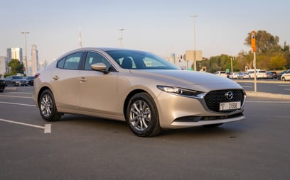 Mazda 3 (Gold), 2024 for rent in Ras Al Khaimah