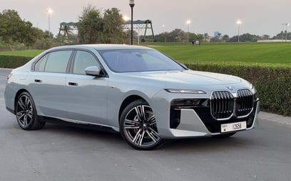 BMW 740Li (Grey), 2023 for rent in Abu-Dhabi