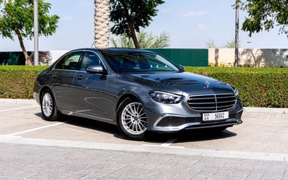 Mercedes E200 (Grey), 2022 for rent in Abu-Dhabi