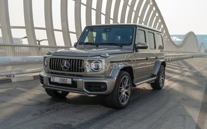 Mercedes G63 AMG (Серый), 2021 для аренды в Абу-Даби