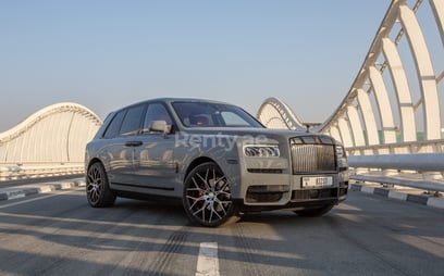 Rolls Royce Cullinan Black Badge Mansory (Grey), 2022 for rent in Abu-Dhabi