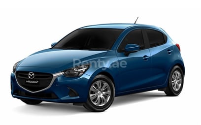 Mazda 3 (Синий), 2018 для аренды в Шарджа