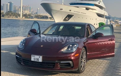 Porsche Panamera (Maroon), 2019 for rent in Dubai
