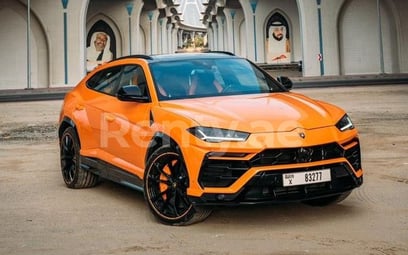 Lamborghini Urus Capsule (naranja), 2022 para alquiler en Dubai