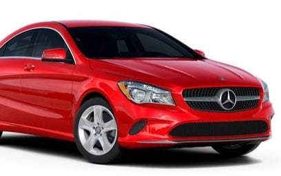 Mercedes CLA (Red), 2017 for rent in Sharjah