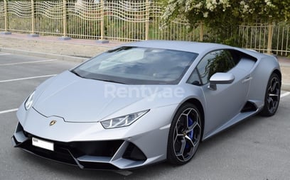 Lamborghini Evo (Silver), 2020 for rent in Dubai