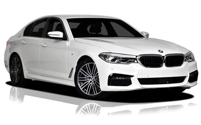 BMW 5 Series (White), 2019 for rent in Sharjah