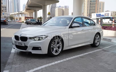 BMW 318 (White), 2019 for rent in Sharjah