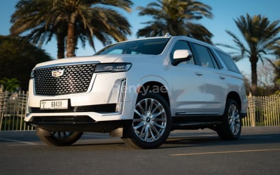Cadillac Escalade (White), 2021 for rent in Abu-Dhabi