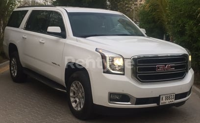 GMC Yukon XL (Bright White), 2017 for rent in Dubai