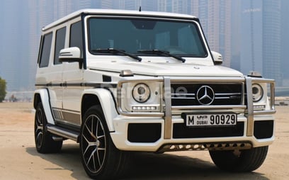 Mercedes G class (Белый), 2016 для аренды в Дубай