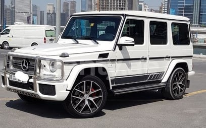 Mercedes G63 (White), 2017 for rent in Dubai