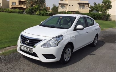 Nissan Sunny (Weiß), 2017  zur Miete in Dubai