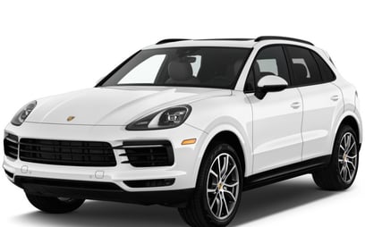 Porsche Cayenne (Blanco), 2019 para alquiler en Sharjah