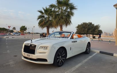 Rolls Royce Dawn Black Badge (White), 2020 for rent in Dubai