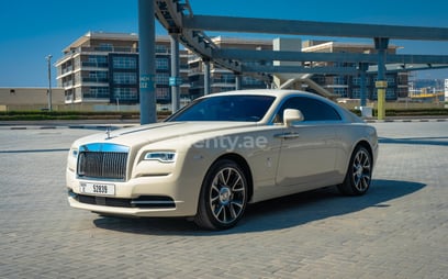 Rolls Royce Wraith (Blanco), 2019 alquiler por horas en Dubai