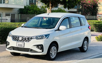 Suzuki Ertiga 7 seaters 2023 (White), 2023 for rent in Ras Al Khaimah