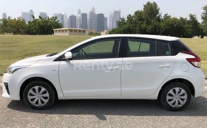 Toyota Yaris (White), 2017 for rent in Dubai