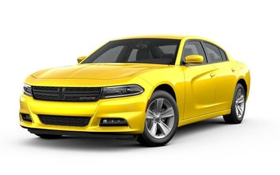 Dodge Charger R/T (Yellow), 2018 for rent in Sharjah