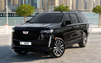 Cadillac Escalade ESV Sport Platinum (Negro), 2021 para alquiler en Dubai