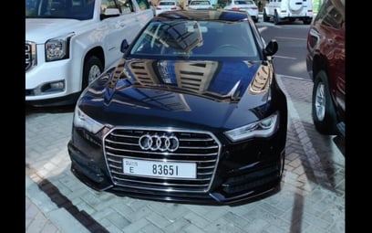 Audi A6 (Negro), 2018 para alquiler en Dubai