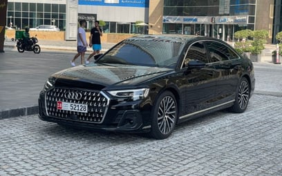 Audi A8 (Schwarz), 2022 zur Miete in Dubai