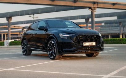Audi RSQ8 (Black), 2022 for rent in Abu-Dhabi