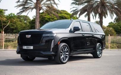 Cadillac Escalade XL (Black), 2021 for rent in Sharjah